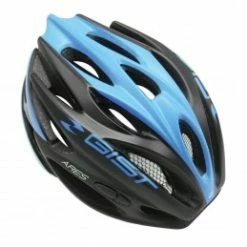 Marque Casque Route Gist® Ares Noir Mat/Bleu Sky