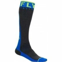Marque Chaussettes Fly - MX Pro Thick 2020 - Bleu/Jaune Fluo/Gris