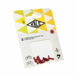 Marque Embout Cable Rouge (Sachet De 10 Pieces)