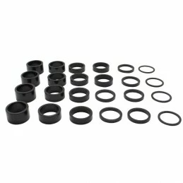 Marque Entretoise Direction Alu Noir 1"1-8-28.6 (Boite Contient 4X2Mm-6X5Mm-6X10Mm-4X15Mm-4X20Mm)