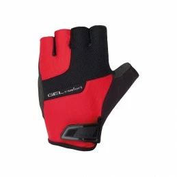 Marque Gants De Vélo Chiba® Gel Confort - Noir/Rouge