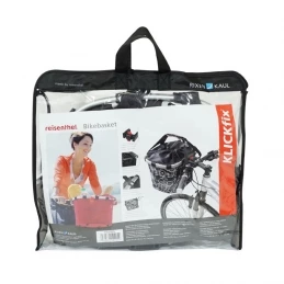 Marque Panier à Vélo Avant En Toile - Rouge Et Blanc – Image 2