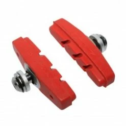 Marque Porte Patin Frein Route/Fixie Newton A Vis Rouge (Paire)