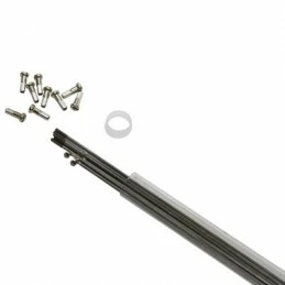 Marque Rayon Inox Argent 2mm Avec Ecrou - Tube De 10 Longueur Au Choix