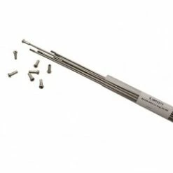 Marque Rayon Inox Argent Renforce 2.2mm Avec Ecrou - Tube De 10 Longueur Au Choix